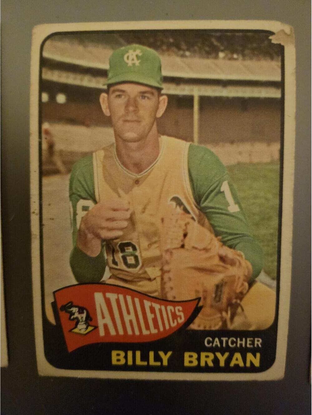 1965 Topps Billy Bryan #51 Kansas City Athletics